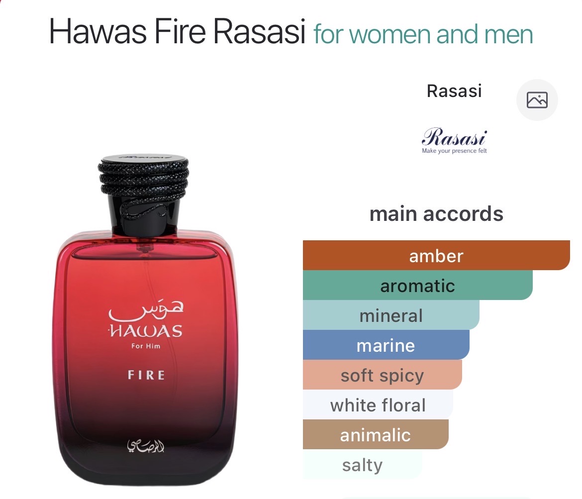Rasasi Hawas Fire EDP for Men & Women_img_1