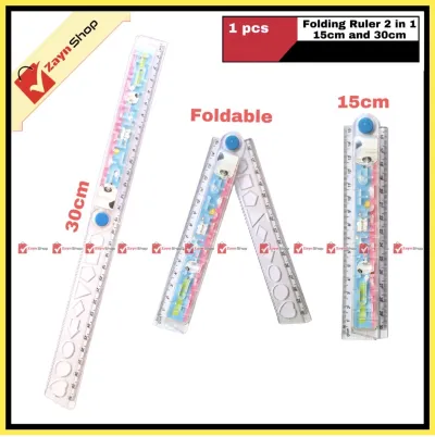 Folding Scale 2 in 1 Ruler Small & Big Size 1pcs Random Color_img_0