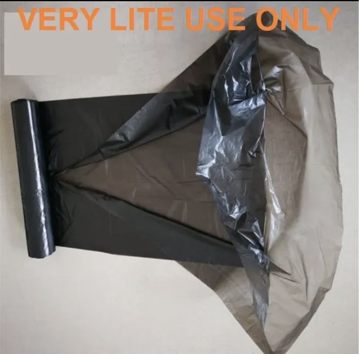 Garbage bag Thin 35 Liter 1 roll 50pcs for lite use_img_2