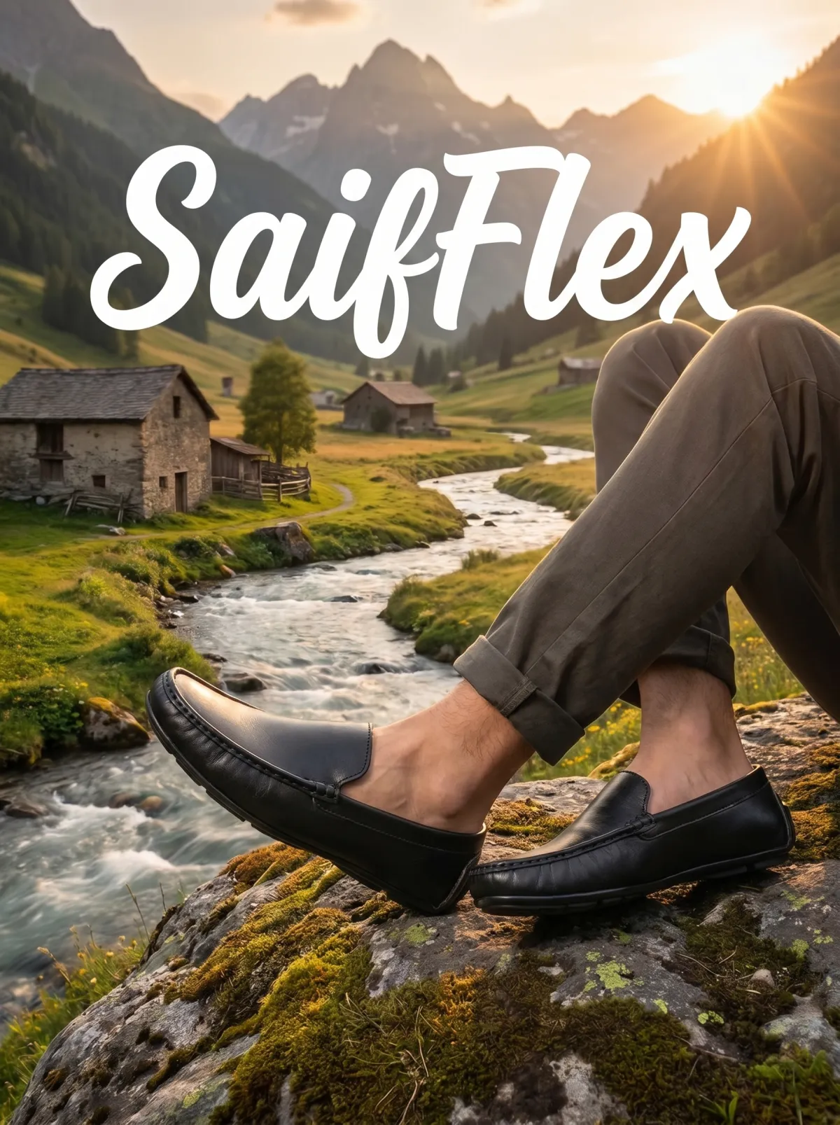 SaifFlex ১০০% চামড়ার লোফার