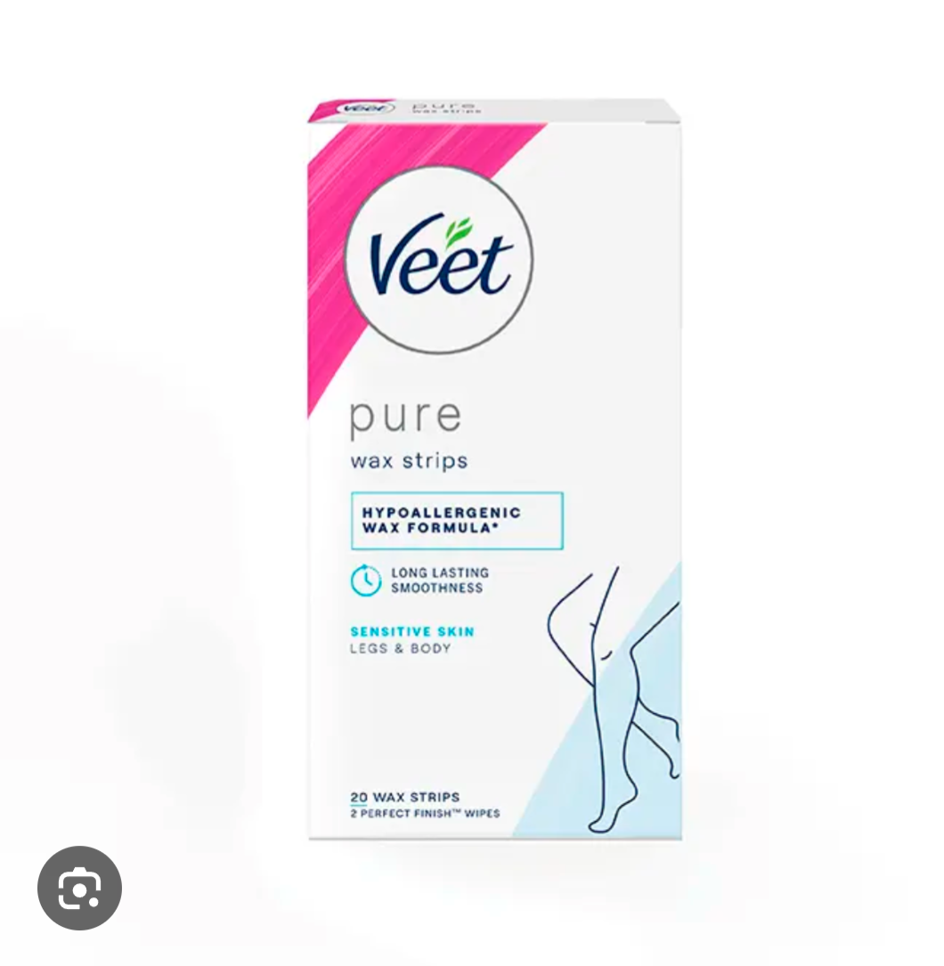 Veet Professional 20pcs Wax Strips with Almond Oil for Sensitive Skin_img_1