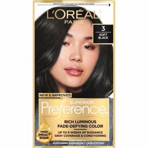 L'Oreal Paris Superior Preference Permanent Hair Color 3 Soft Black_img_1