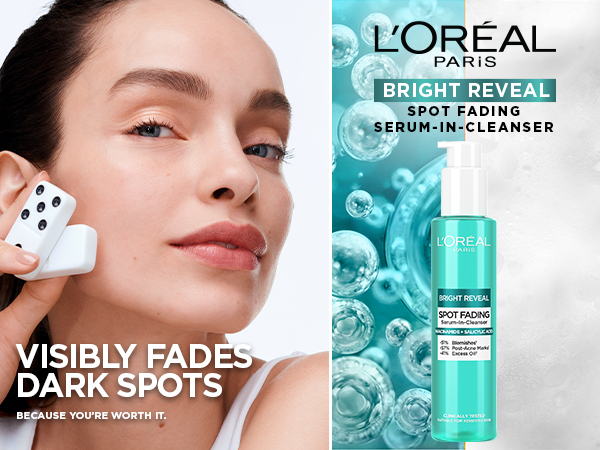 L'Oréal Paris Bright Reveal Spot Fading Serum-In-Cleanser with Niacinamide and Salicylic Acid 150ml_img_2