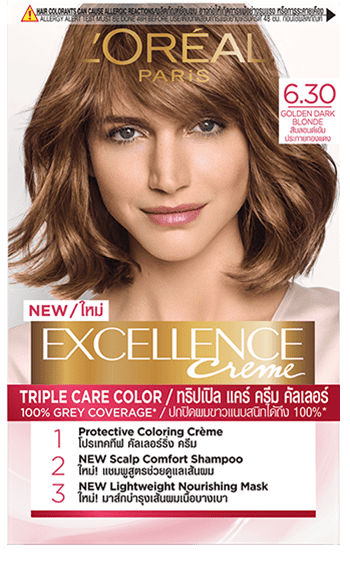 Loreal Paris Excellence Hair Color 6.30 Golden Dark Blonde_img_0