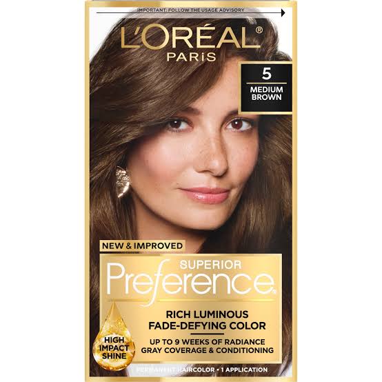 L'Oreal Paris Superior Preference Permanent Hair Color 5 Medium Brown_img_0