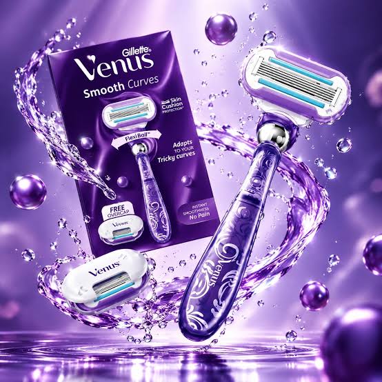 Gillette Venus Swirl Hair Removal Razor for Women 1count (Free Overcap)_img_0