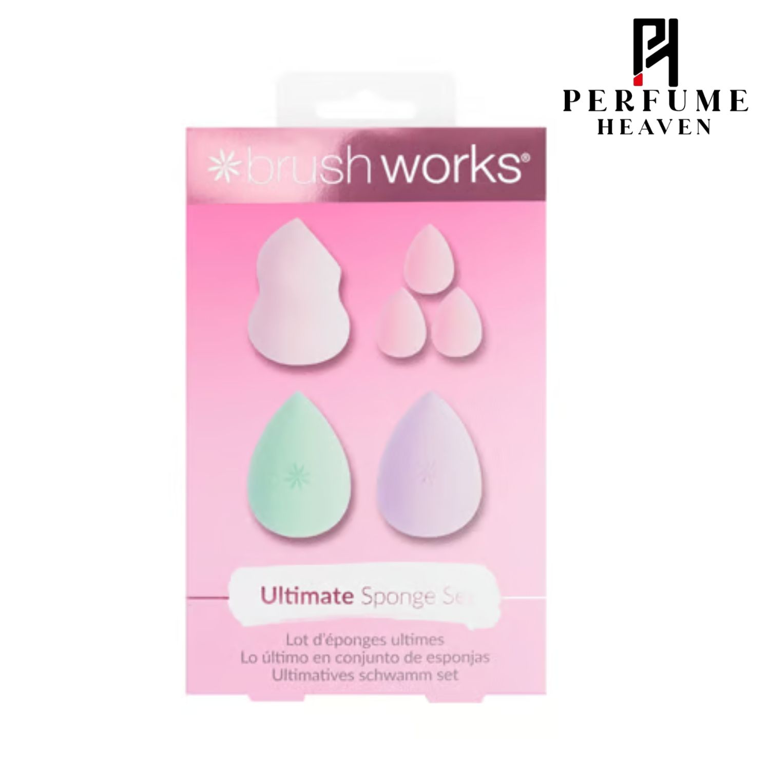 Brushworks Ultimate Sponge Set 6pcs - Tear Drop