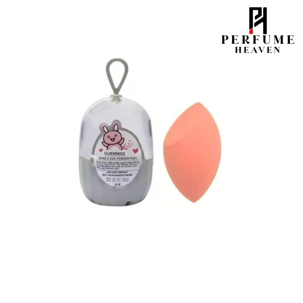 Guerniss Single Egg Powder Puff Multi Tasker - Peach Pink