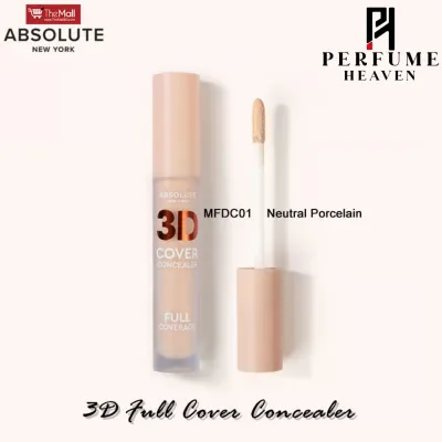 Absolute New York 3D Full Cover Concealer 5.5ml - MFDC01 Neutral Porcelain_img_0