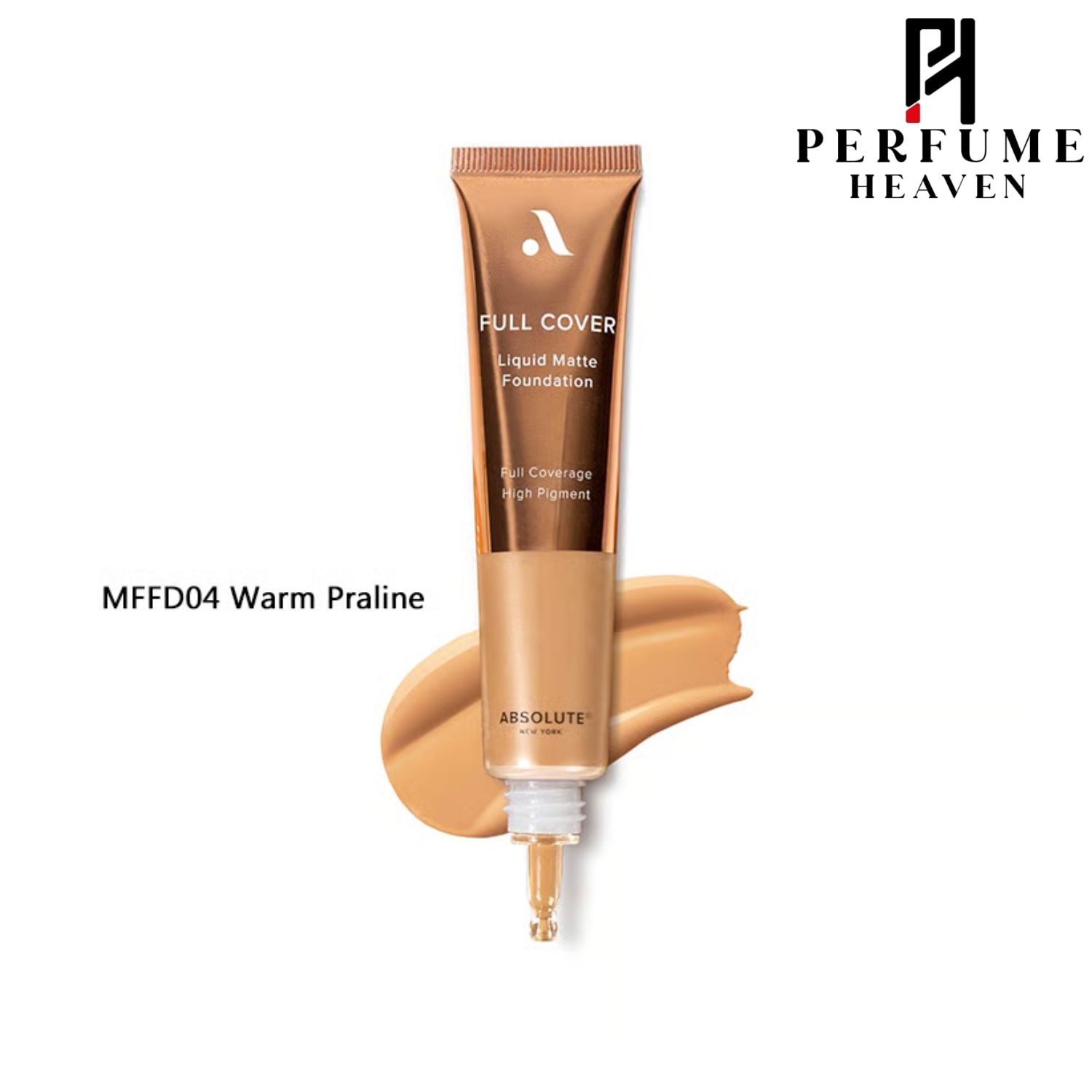 Absolute Full Cover Liquid Matte Foundation 30ml - MFFD04 Warm Praline