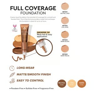 Absolute Full Cover Liquid Matte Foundation 30ml - MFFD04 Warm Praline_img_1