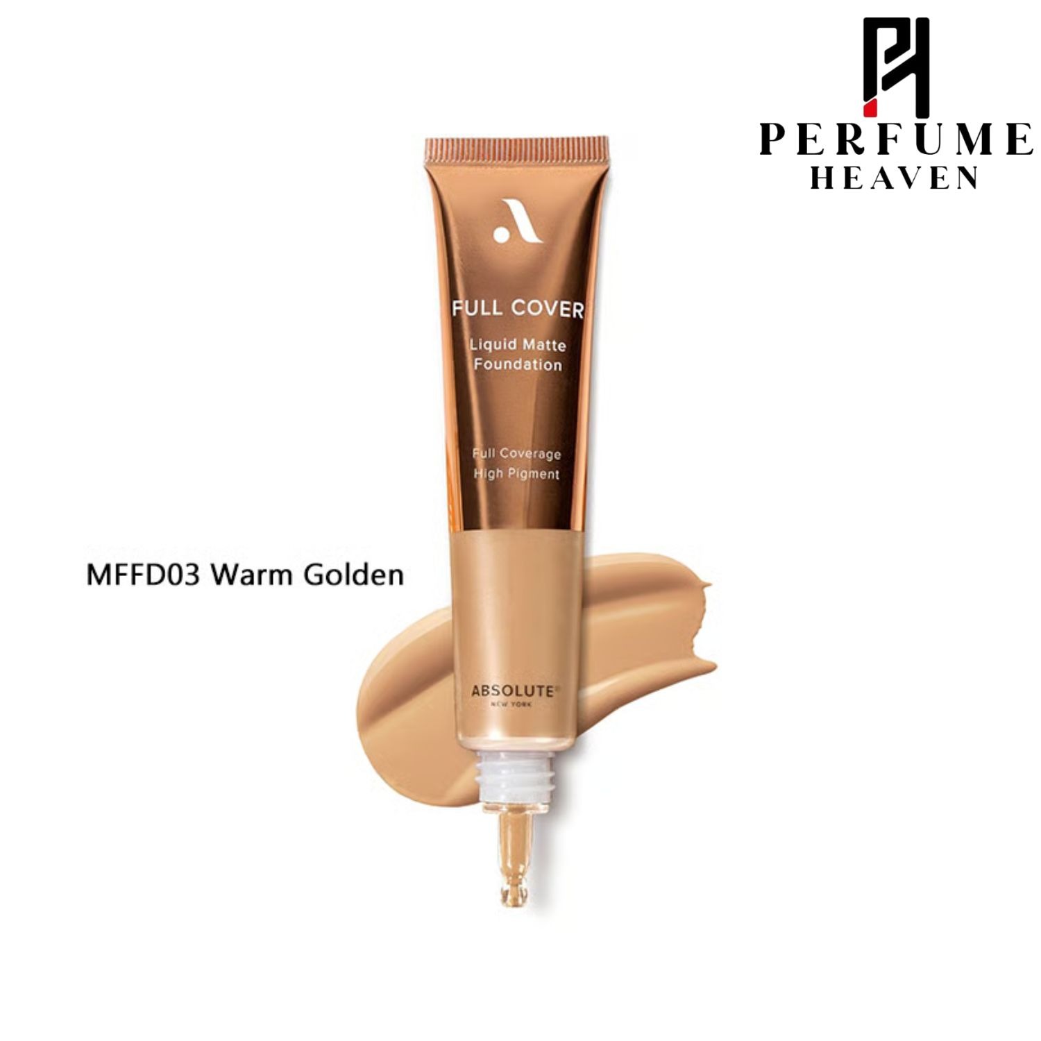 Absolute Full Cover Liquid Matte Foundation 30ml - MFFD03 Warm Golden_img_0