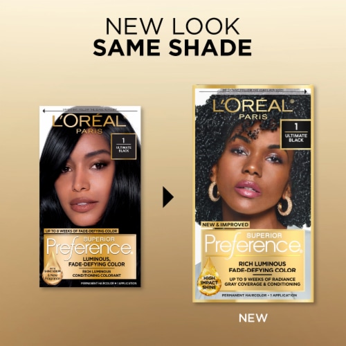 L'Oreal Paris Superior Preference Permanent Hair Color 1 Ultimate Black_img_3