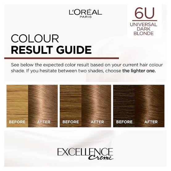 Loreal ParisExcellence Creme Universal Nudes 6U Universal Dark Blonde_img_1