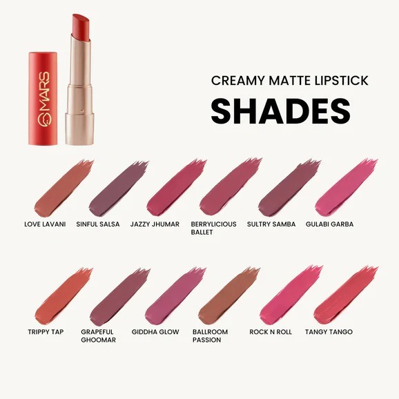 MARS Creamy Matte Long Lasting Lipstick Color: 17-Sultry Samba_img_1