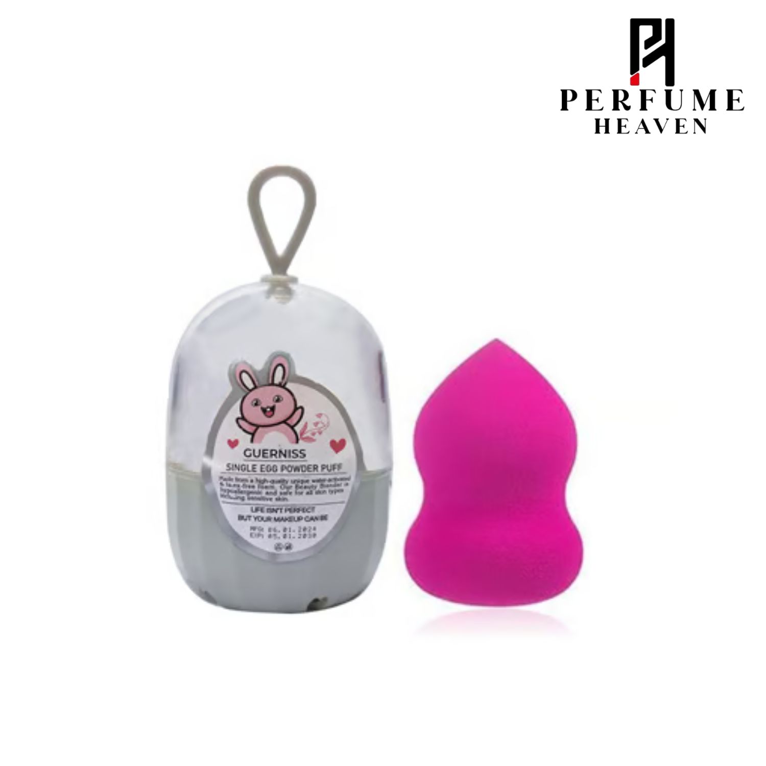 Guerniss Single Egg Powder Puff Pear - Deep Pink_img_0