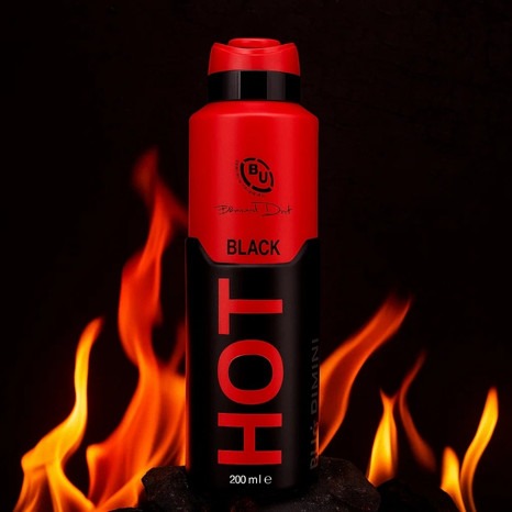 Bernard Dimitri Hot Black Powerful Perfumed Body Spray For Men 200 ml_img_1