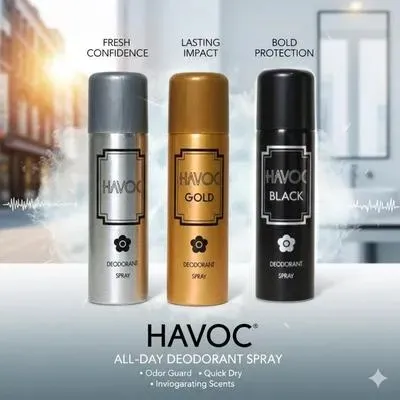 Havoc Deodorant Body Spray Black 200ml_img_1