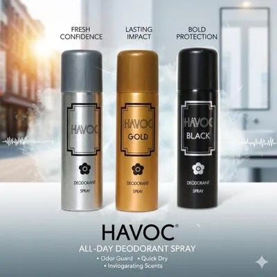 Havoc Deodorant Body Spray Black 200ml_img_1