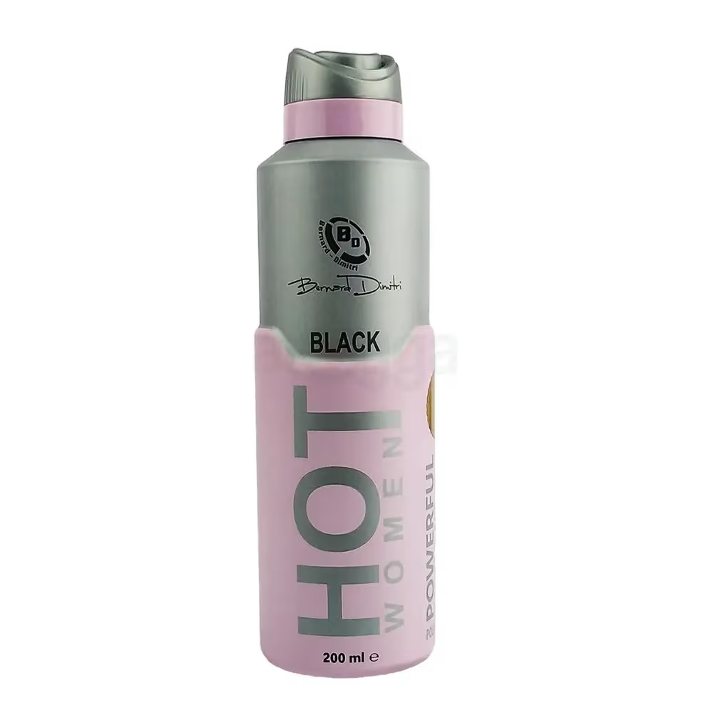 Bernard Dimitri Hot Black Powerful Perfumed Body Spray For Women 200ml_img_1