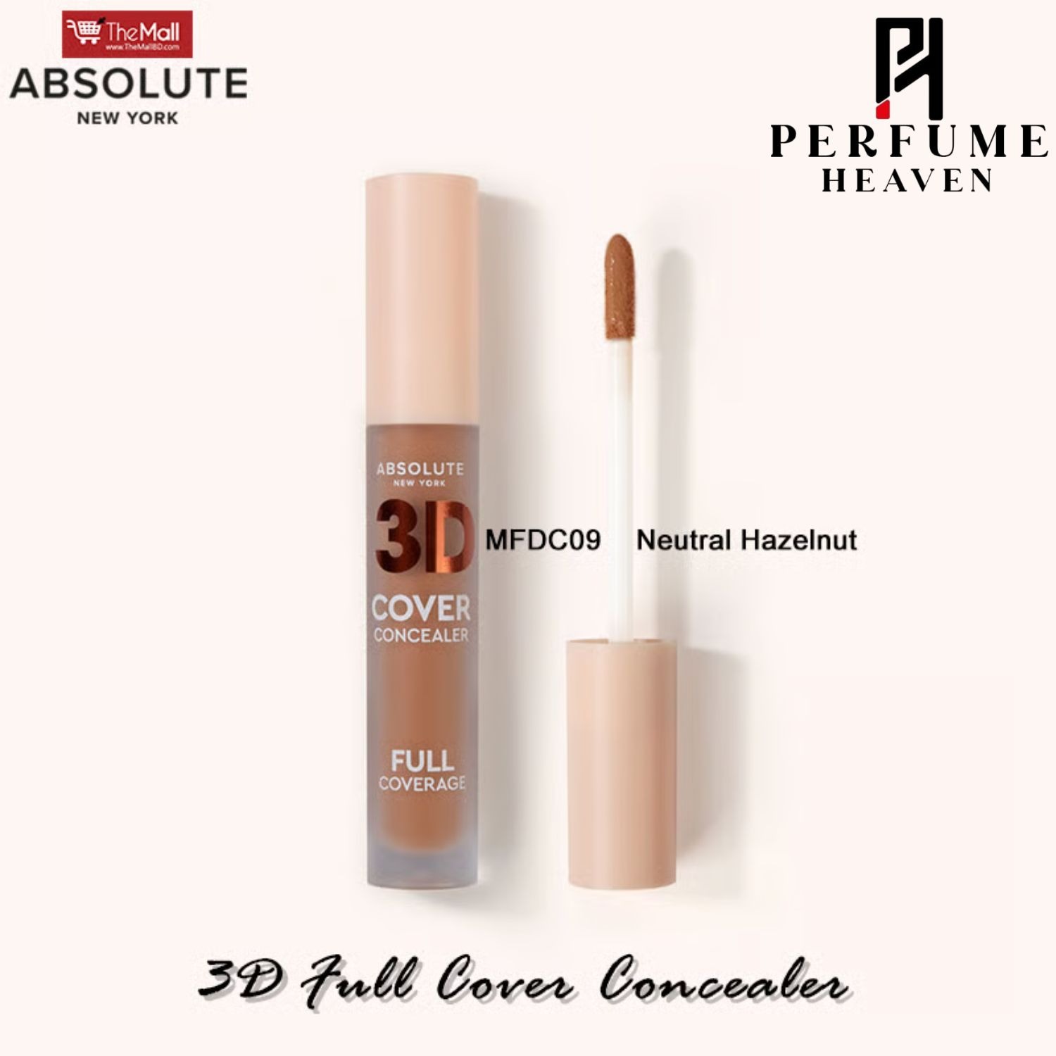 Absolute New York 3D Full Cover Concealer 5.5ml - MFDC09 Neutral Hazelnut_img_0