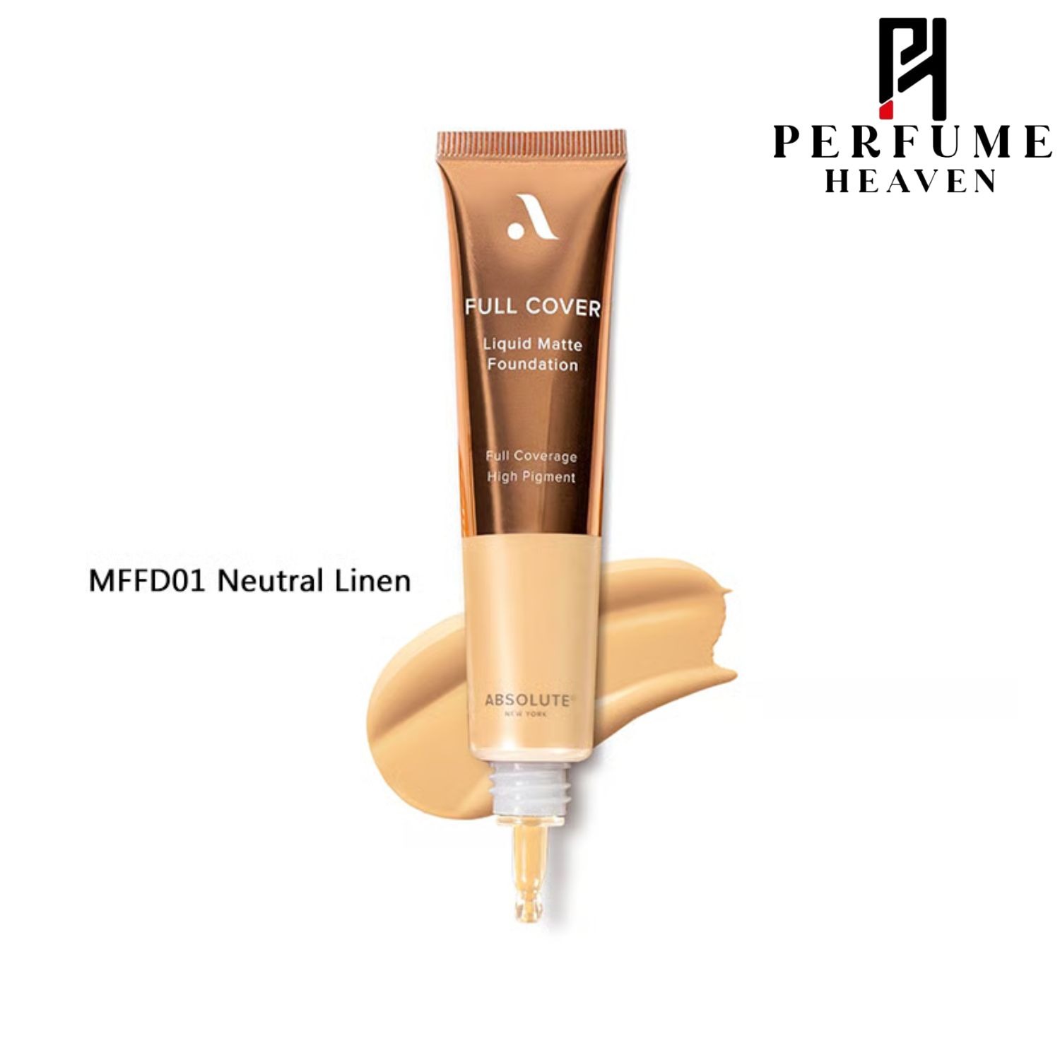 Absolute Full Cover Liquid Matte Foundation 30ml - MFFD01 Neutral Linen