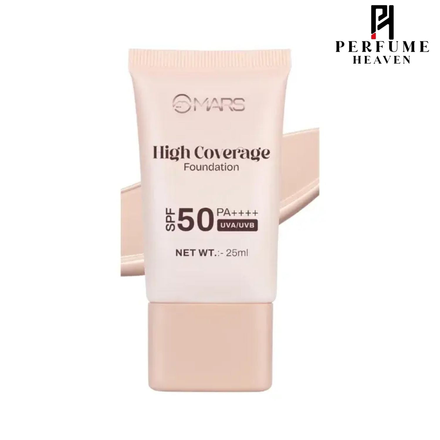 Mars High Coverage Foundation SPF50 PA++++ #01 Ivory Glow (25ml)_img_0