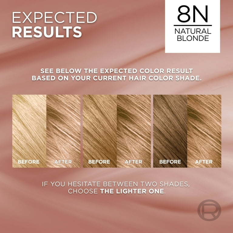 L'Oreal Paris Excellence Age Perfect Layered Tone Flattering Color, 8N Medium Natural Blonde_img_2