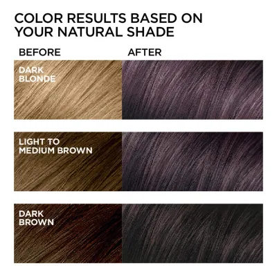 L'Oreal Paris Feria Permanent Hair Color, 525 Purple Smoke_img_3
