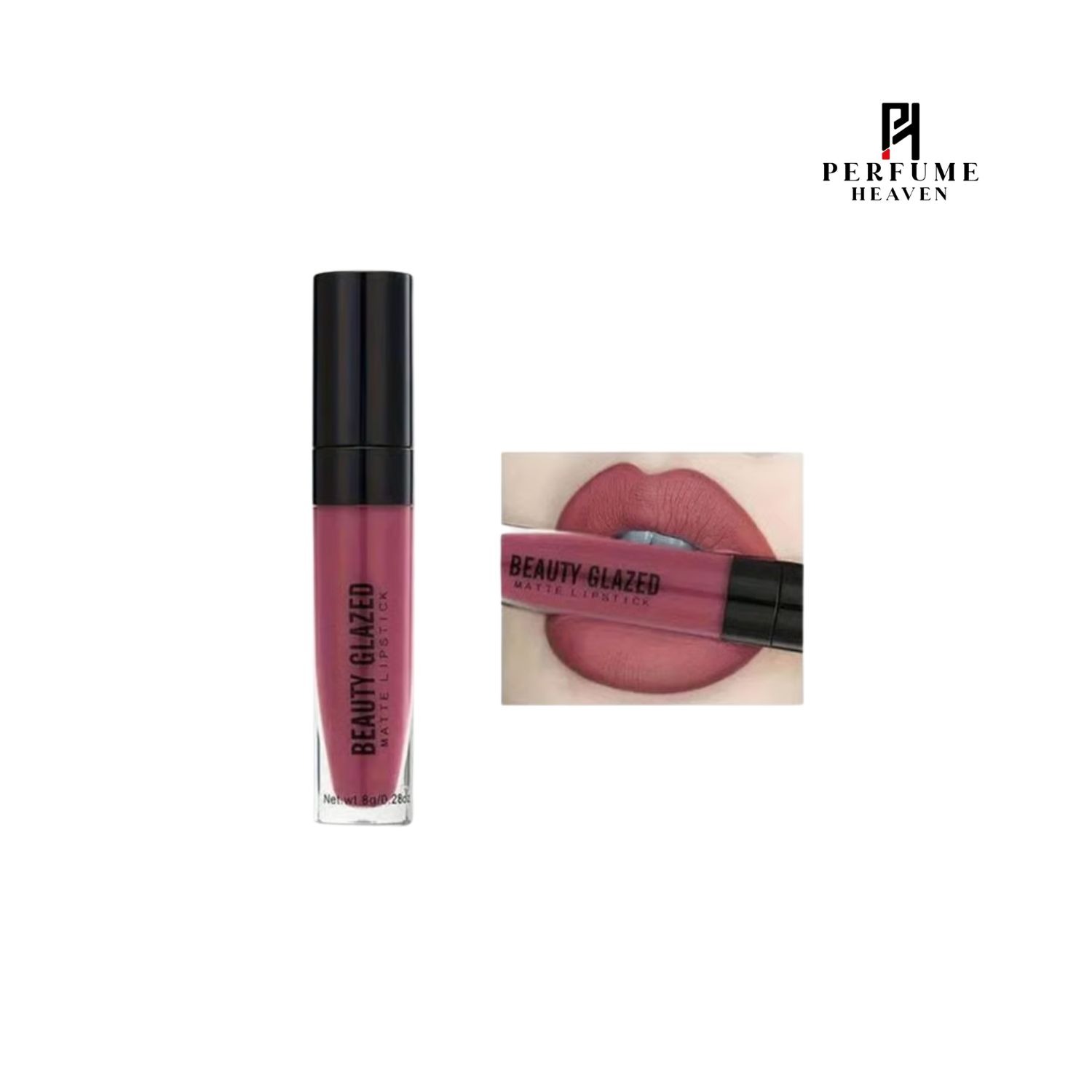 Beauty Glazed Matte Liquid Lipstick - 107 Taro Rose_img_0
