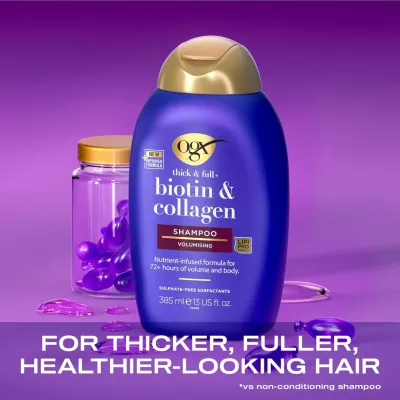 OGX Thick & Full + Biotin & Collagen Shampoo 385ml_img_0