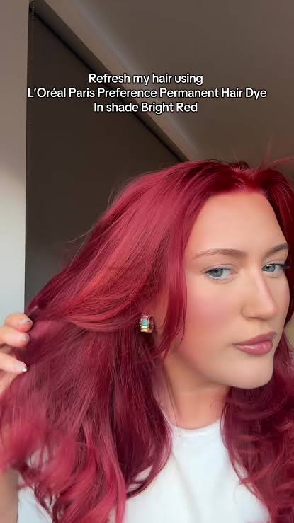 L'Oreal Preference Les Vivids High Intensity Shimmering Colour - 8.624 Bright Red_img_1