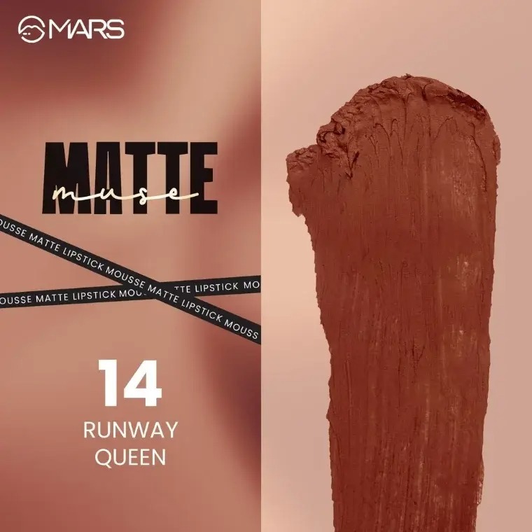 MARS Matte Muse Mousse Lipstick #14 Runway Queen (3ml)_img_1