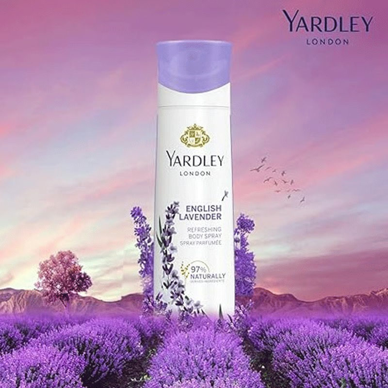 Yardley London English Lavender Body Spray For Women 150ml_img_1