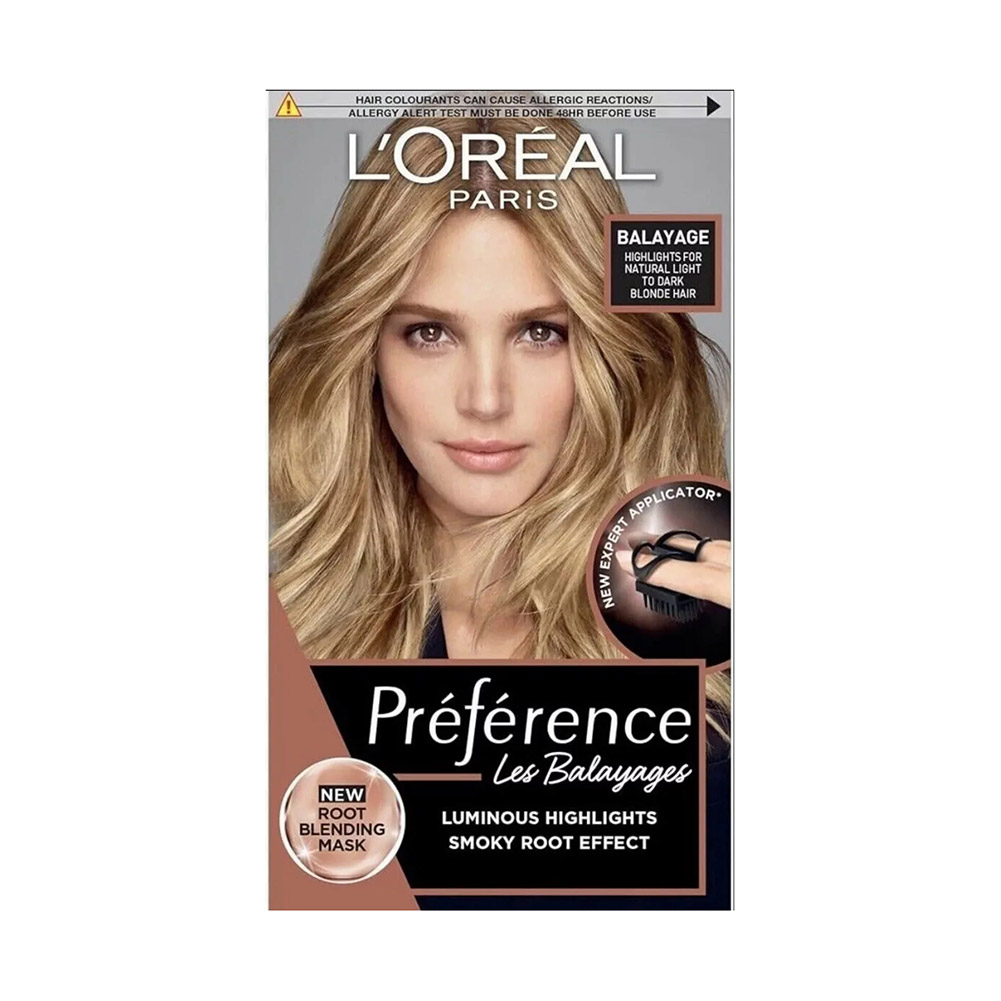 Preference Les Balayage Expert highlights for natural dark blonde to light brown hair. Create beautiful, sun-kissed balayage effects with ease and achieve professional-looking highlights._img_0