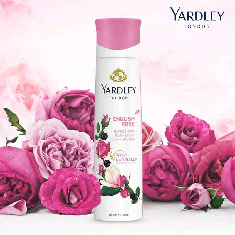 Yardley London English Rose Body Spray For Women 150ml_img_1