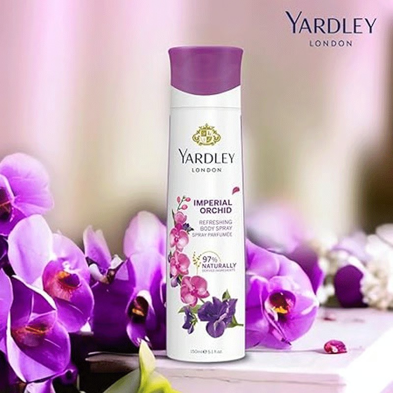 Yardley London Imperial Orchid Body Spray For Women 150ml_img_1