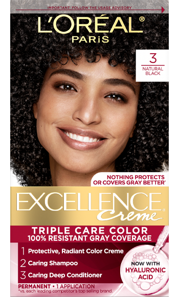 L'Oréal Paris Excellence Creme Permanent Hair Color 3 Natural Black_img_0