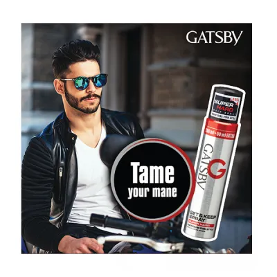GATSBY Hair Spray Level 4 Set and Keep Spray Super Hard 250ml_img_2