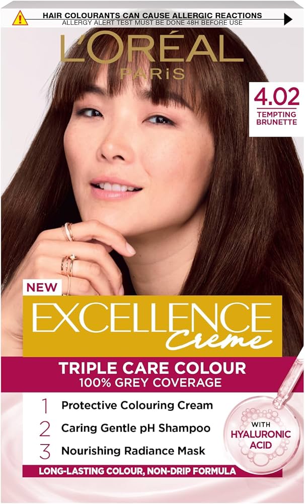 L'Oreal Paris Excellence Creme Haircolour - 4.02 Tempting Brunette