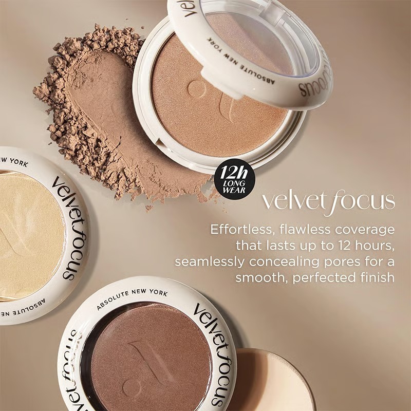 Absolute New York Velvet Focus Medium To Full Coverage Powder Foundation 6g - MFVF01 Fair Light Neutral_img_1