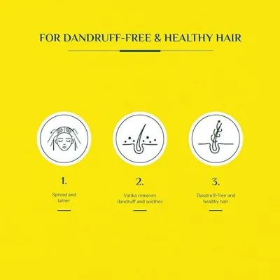Dabur Vatika Naturals Lemon & Yoghurt Dandruff Guard Shampoo 1000ml_img_1