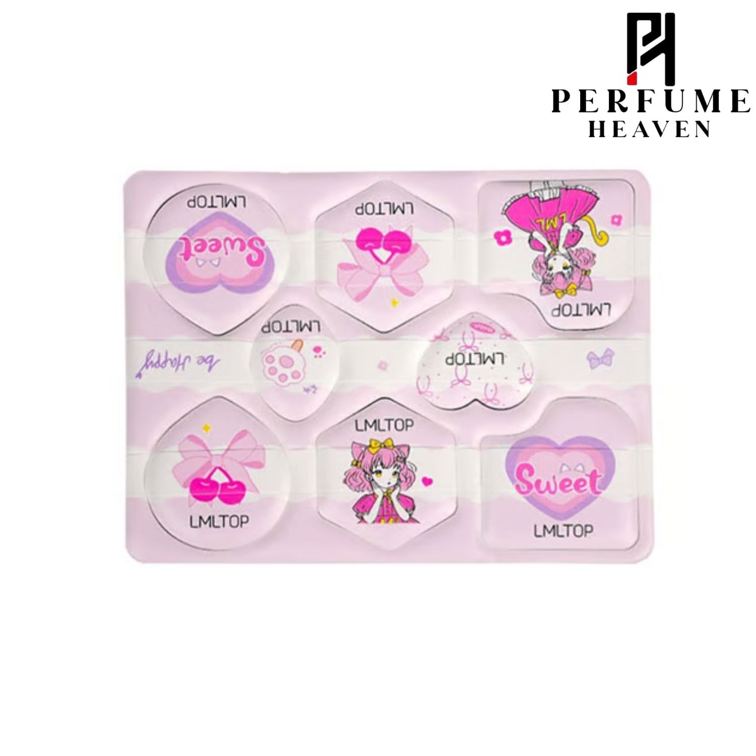 LMLTOP Cute Makeup Powder Puff Set 8pcs