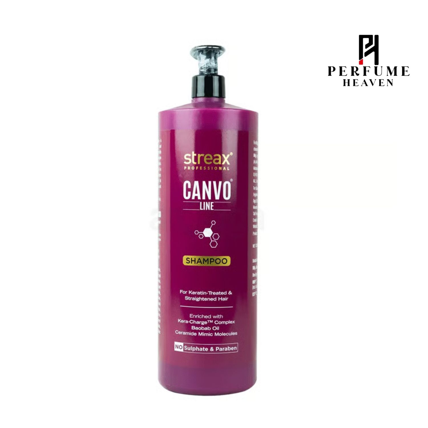 Streax Canvo Line Shampoo For Keratin Treated & Straightened hair 1.5L_img_0
