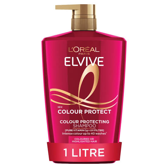 L'Oréal Paris Elvive Colour Protect Shampoo, for Coloured Hair, 1L_img_2