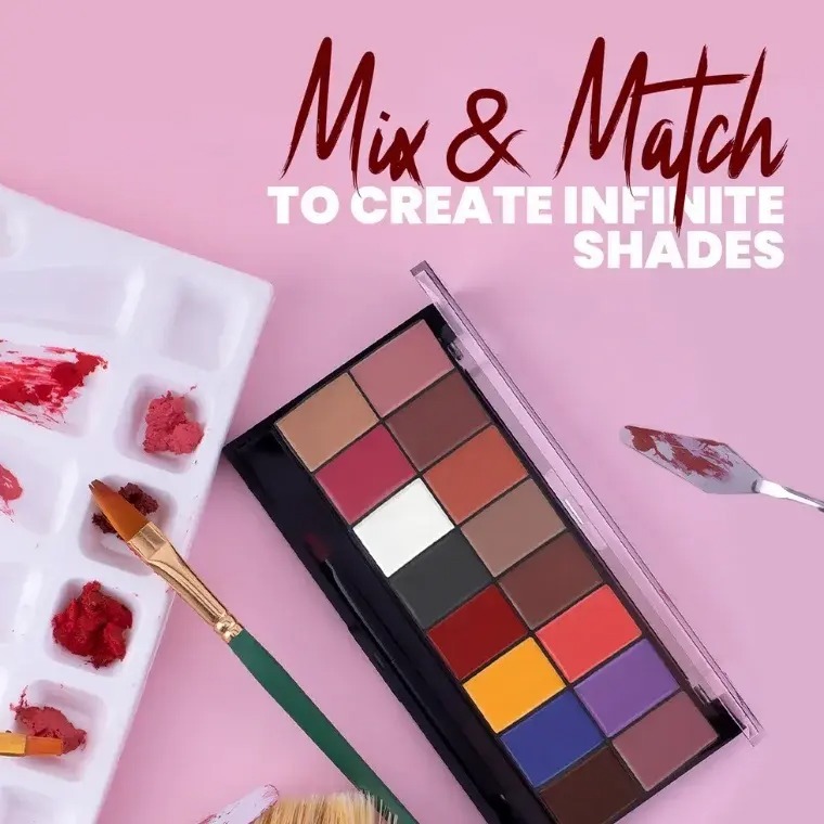 Mars Cosmetics Infinity Demi-Matte Lip Palette #02 (16 Colors)_img_1