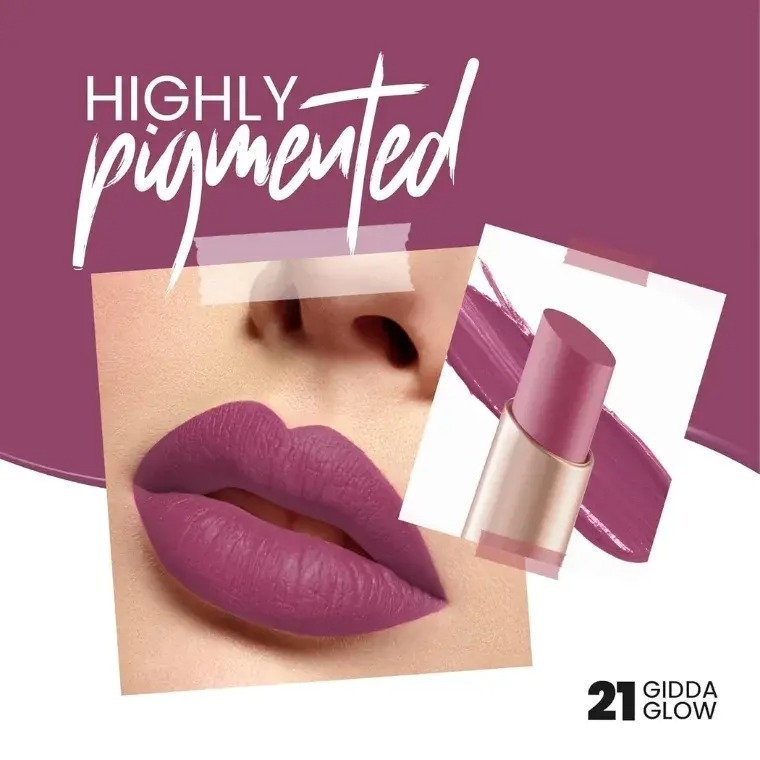 MARS Creamy Matte Lipstick #21 Giddha Glow (3.2gm)_img_1