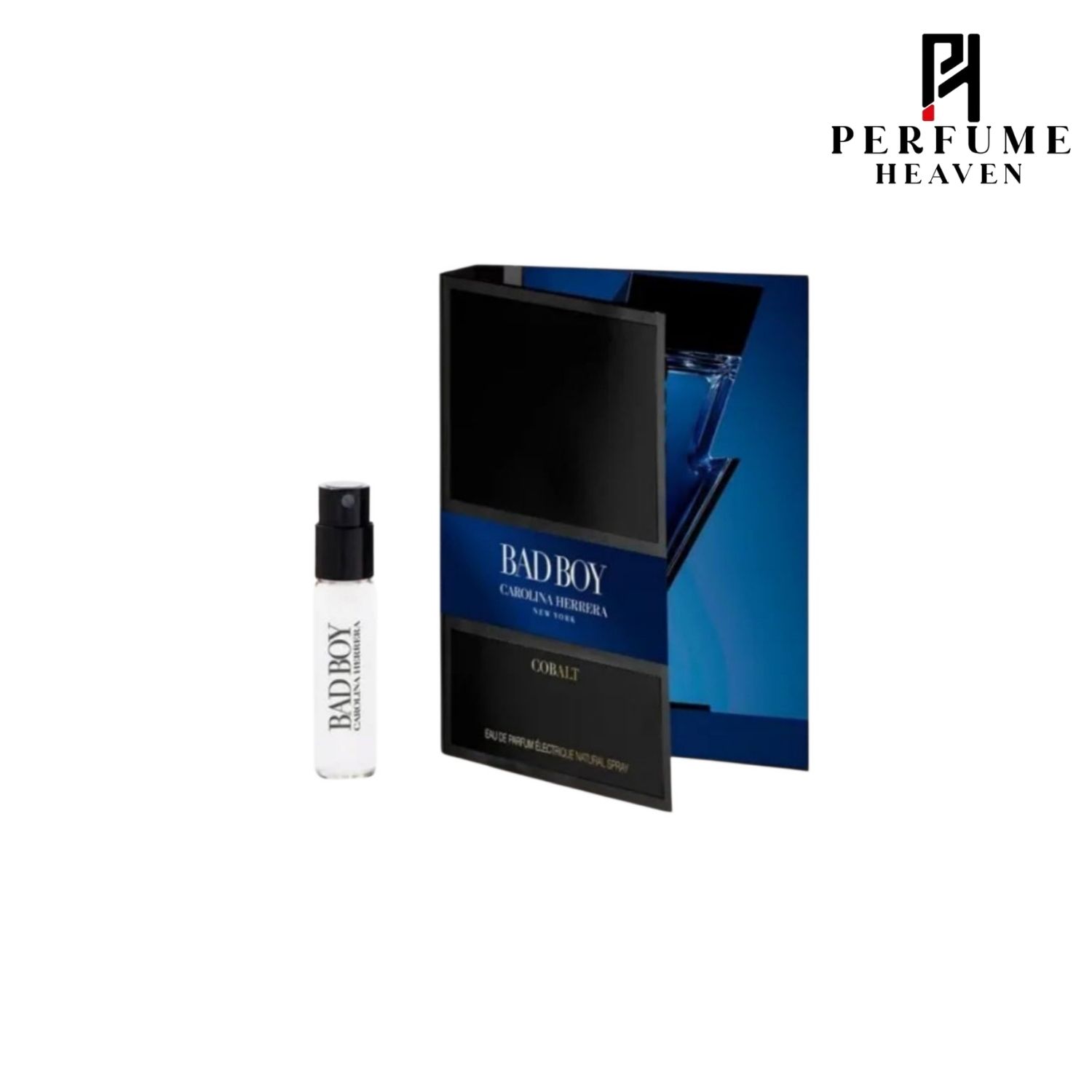 Carolina Herrera Bad Boy Cobalt Eau De Parfum Vial Spray For Men 1.5 ml_img_0
