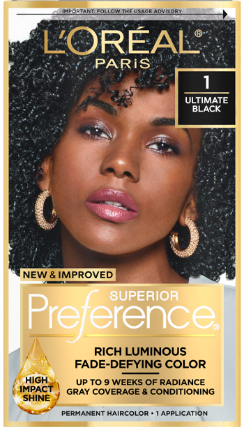 L'Oreal Paris Superior Preference Permanent Hair Color 1 Ultimate Black_img_1