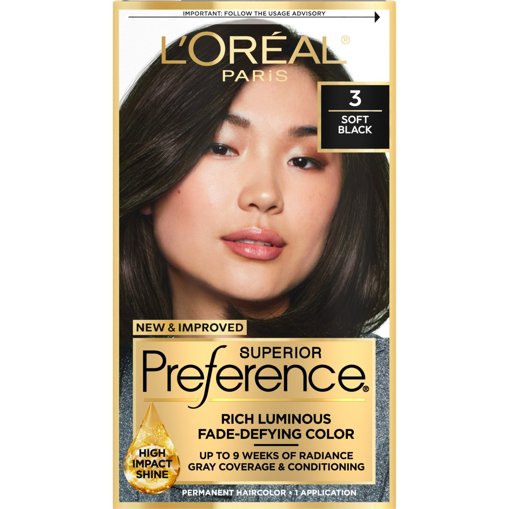 L'Oreal Paris Superior Preference Permanent Hair Color 3 Soft Black_img_0